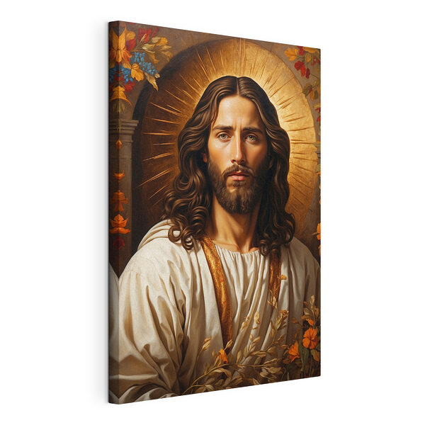 Stampa su tela Stampa su tela Figura sacra con aureola radiosa (COD: s38123)