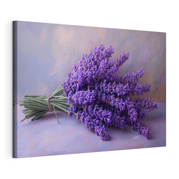 Mazzo di fiori viola Stampa su tela Mazzo di fiori viola