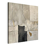 Stampa su tela Opera astratta con texture nei toni del beige
