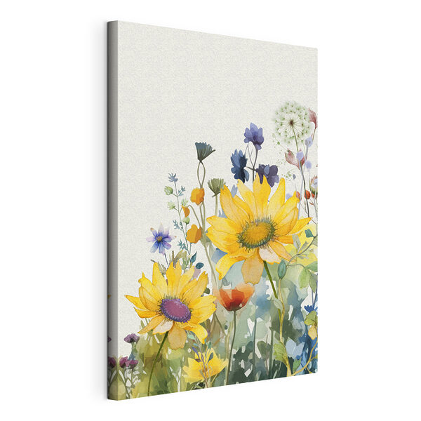 Stampa su tela Dipinti di fiori e piante