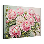Stampa su tela Mazzo di fiori rosa