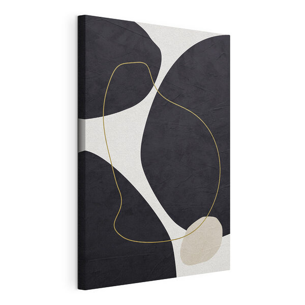 Curve eleganti, armonia monocromatica Stampa su tela Curve eleganti, armonia monocromatica