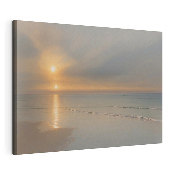 Tramonto sulla spiaggia