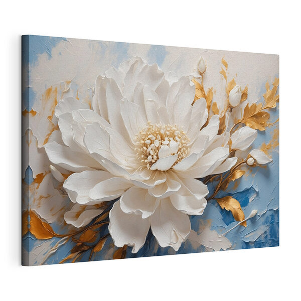 Stampa su tela Elegante composizione floreale dai toni tenui