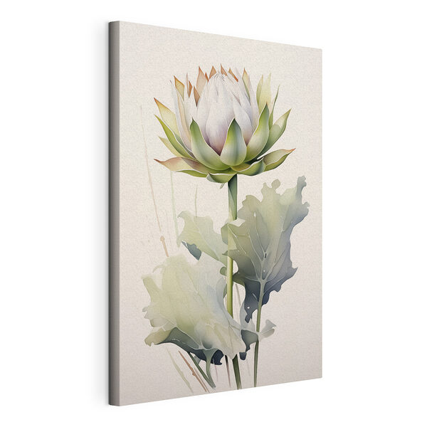 Stampa su tela Dipinto raffigurante un fiore