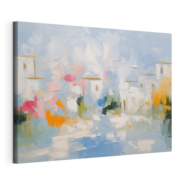 Dipinto di un paesaggio Stampa su tela Dipinto di un paesaggio