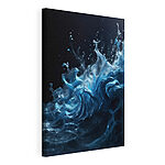 Stampa su tela Liquido blu nell'acqua