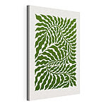 Stampa su tela Motivo verde e bianco