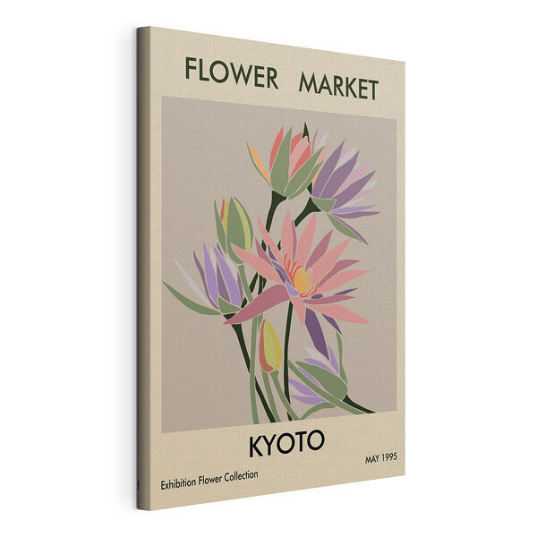 Kyoto fiorisce nell'arte Stampa su tela Kyoto fiorisce nell'arte