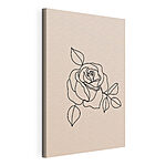 Stampa su tela Disegno di una rosa