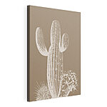 Stampa su tela Cactus con spine e fiori