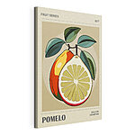 Stampa su tela Arte del pomelo dai colori vivaci