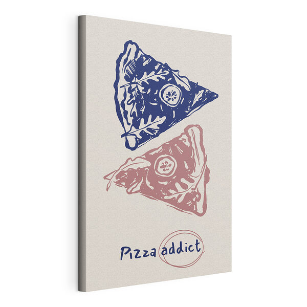 Stampa su tela Disegno di una fetta di pizza (COD: s36867) Stampa su tela Stampa su tela Disegno di una fetta di pizza (COD: s36867)