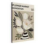 Stampa su tela Arte floreale d'epoca, Kingston 1971