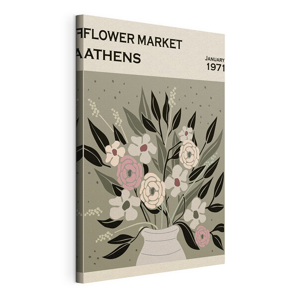 Stampa su tela Illustrazione vintage di fiori proveniente da Atene (COD: s37266) Stampa su tela Stampa su tela Illustrazione vintage di fiori proveniente da Atene (COD: s37266)