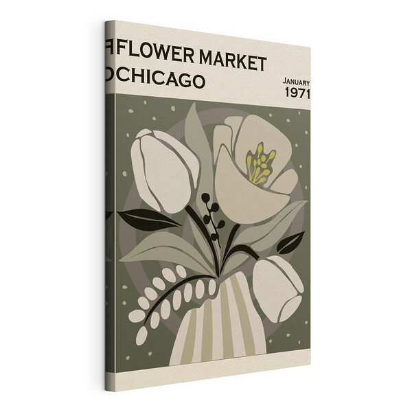 Stampa su tela Illustrazione floreale in stile retrò dai toni tenui (COD: s37267) Stampa su tela Stampa su tela Illustrazione floreale in stile retrò dai toni tenui (COD: s37267)