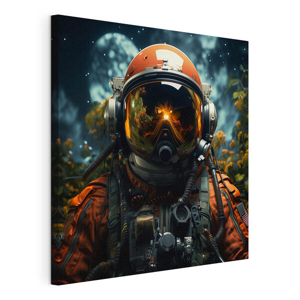 Persona in tuta da astronauta Stampa su tela Persona in tuta da astronauta
