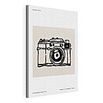 Stampa su tela Disegno di una macchina fotografica
