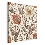 Stampa su tela Motivo floreale botanico in stile vintage