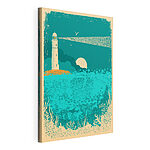 Stampa su tela Poster raffigurante un faro