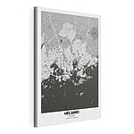 Stampa su tela Mappa di una città