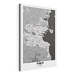 Stampa su tela Mappa di una città