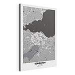 Stampa su tela Mappa di una città