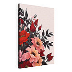 Stampa su tela Elegante bouquet con fiori dai colori vivaci