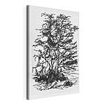 Stampa su tela Disegno di un albero