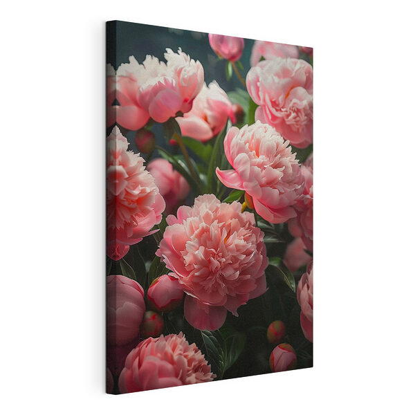 Mazzo di fiori rosa Stampa su tela Mazzo di fiori rosa
