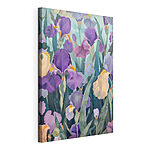 Stampa su tela Iris viola in piena fioritura