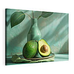 Stampa su tela Avocado tagliato a metà
