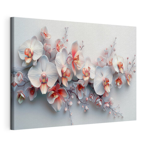 Stampa su tela Fiori eleganti dai dettagli delicati