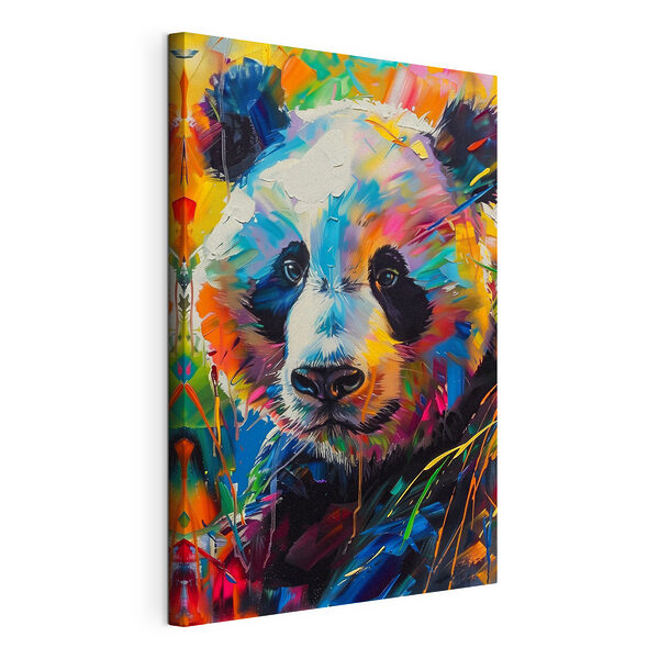 Stampa su tela Dipinto raffigurante un panda