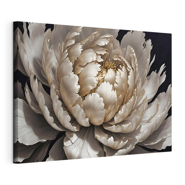 Stampa su tela Petali eleganti si schiudono in tutta la loro bellezza