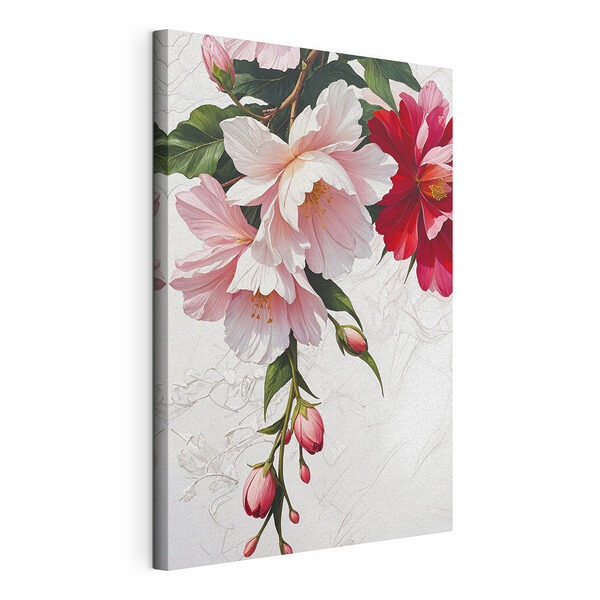 Stampa su tela Stampa su tela Bellezza in fiore in tonalità vivaci (COD: s38833)