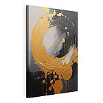 Stampa su tela Vortice astratto con colature di vernice