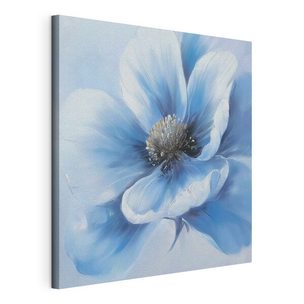 Stampa su tela Stampa su tela Delicato fiore blu in fiore (COD: s38927)