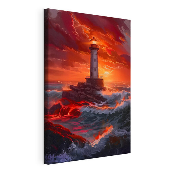 Stampa su tela Faro nell'oceano (COD: s39050) Stampa su tela Stampa su tela Faro nell'oceano (COD: s39050)