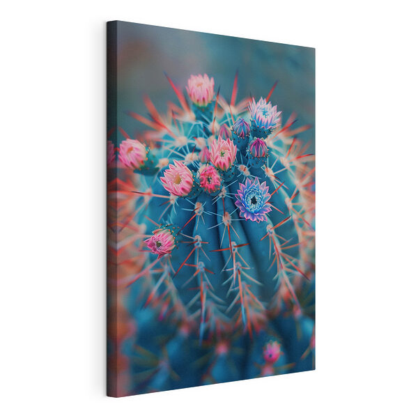 Fiori tra le spine: il contrasto della natura Stampa su tela Fiori tra le spine: il contrasto della natura