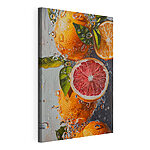 Stampa su tela Dipinto raffigurante arance e limoni