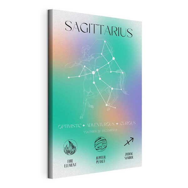 Stampa su tela Stampa su tela Poster raffigurante un segno zodiacale (COD: s39285)