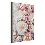 Stampa su tela Mazzo di fiori bianchi e rosa