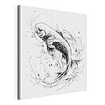 Stampa su tela Disegno di un pesce