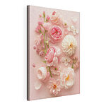 Stampa su tela Mazzo di fiori rosa