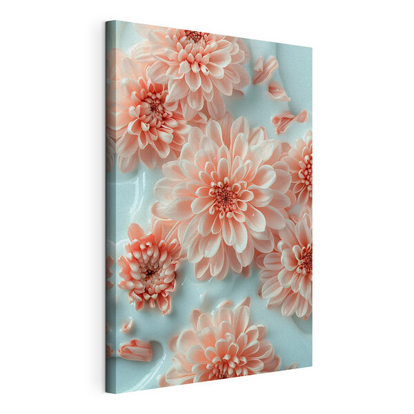 Mazzo di fiori rosa Stampa su tela Mazzo di fiori rosa
