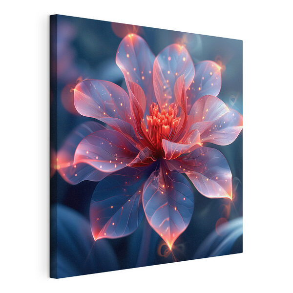 Fiore dai petali luminosi Stampa su tela Fiore dai petali luminosi