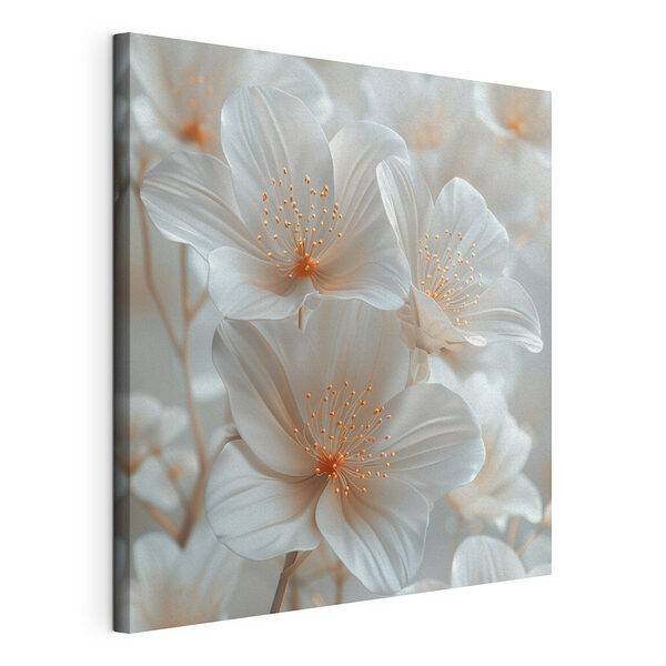 Stampa su tela Mazzo di fiori bianchi