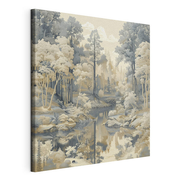 Stampa su tela Fiume che scorre attraverso una foresta (COD: s39974) Stampa su tela Stampa su tela Fiume che scorre attraverso una foresta (COD: s39974)