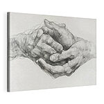 Stampa su tela Disegno di due mani